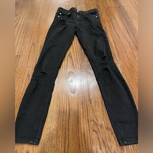 Pinc Black Ripped Jeans super soft girls size 12